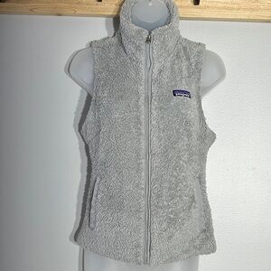 Patagonia Light Gray Fleece Vest